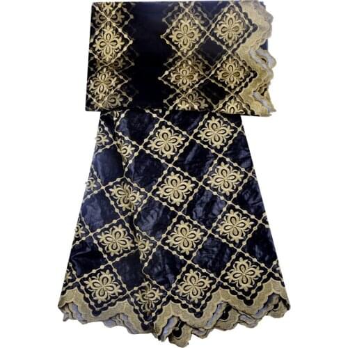 5 Yards+2 Yards African Guipure Lace Fabric 2018 High Quality Net Lace Fabric Bazin Riche Getzner Embroidery Evening Dresss 1304