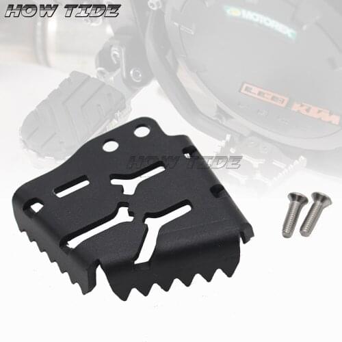 For KTM 1290 Super Adventure ADV 2015-2016 Motorcycle Accessories Rear Brake Pedal Lever Step Plate Enlarge Black Motorbike