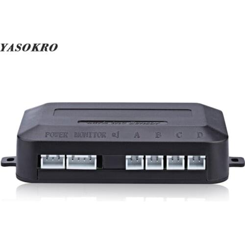 YASOKRO Car Parktronic LED Parking Sensor Controller Backlight Display Reverse Backup Radar Monitor Detector System Host 12V-24V