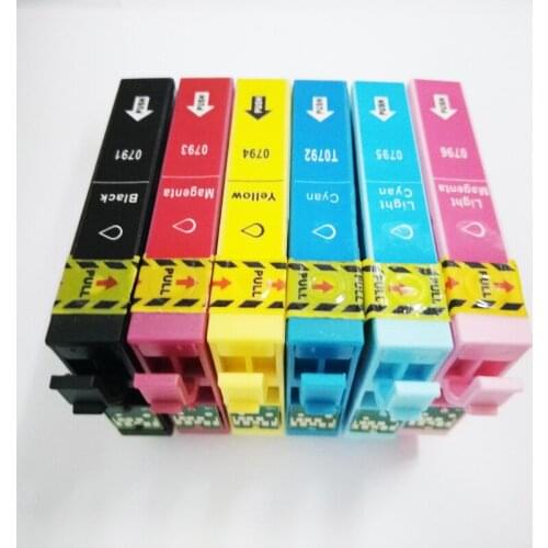 Vilaxh T0791 Ink Cartridge For Epson Stylus Photo P50 PX660 PX650 PX700W PX710W PX720WD PX730WD 1500 1400 1410 Printer