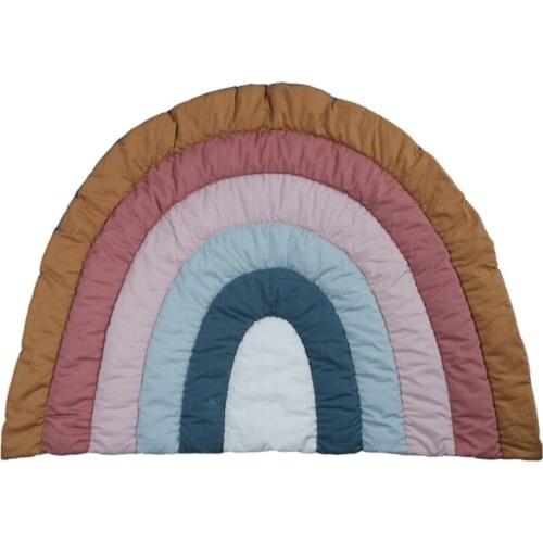 Creative Rainbow Baby Play Mat Floor Crawling Rug Children Kids Playmat Carpet