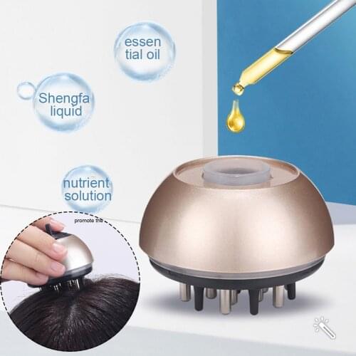 Washable Anti Off Handheld Scalp Massage Brush Regrowth Essential Oil Liquid Guiding Comb Multi Essential Oil Hair Care Tool