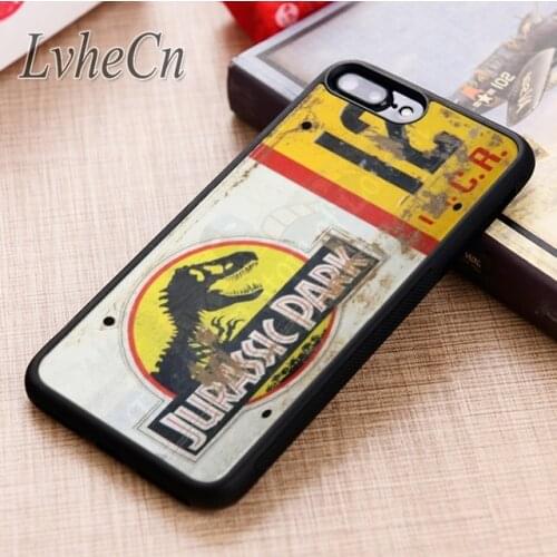 LvheCn New Arrival Jurassic Park phone Case For iPhone 5 6 6s 7 8 plus X XR XS max 11 12 Pro Samsung Galaxy S7 S8 S9 S10