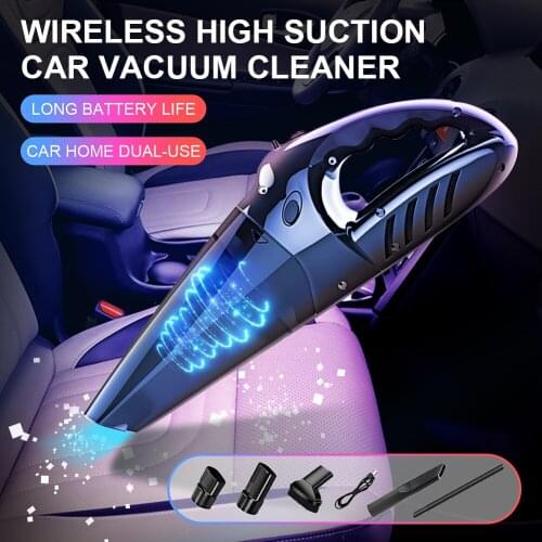 4500Pa Cordless Handheld Car Vacuum Cleaner Wet Dry Dual-use Super Suction 120W Car Vacuum Powerful Multi Dust Collector