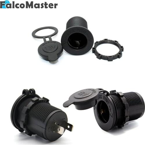 12V Cigarette Lighter Socket Waterproof Plug Car Charger 24V Motorcycle Marine Accessory Power Cigar Lighter Socket