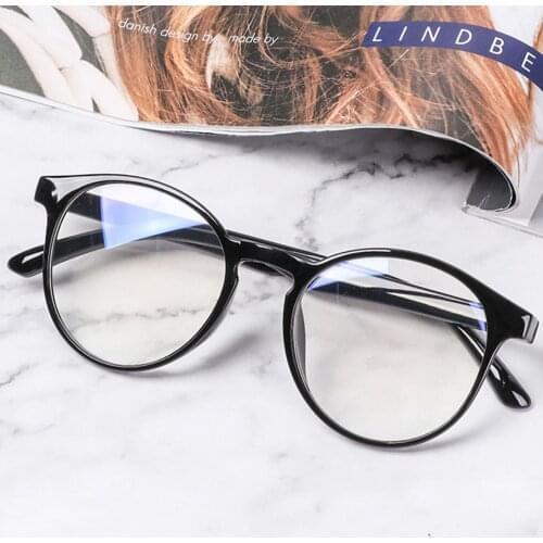 Resin Lens Anti Blue Light Glasses PC Frame Blue Light Blocking Radiation Eyeglasses Unisex Trend Clear Lenses Computer Glasses