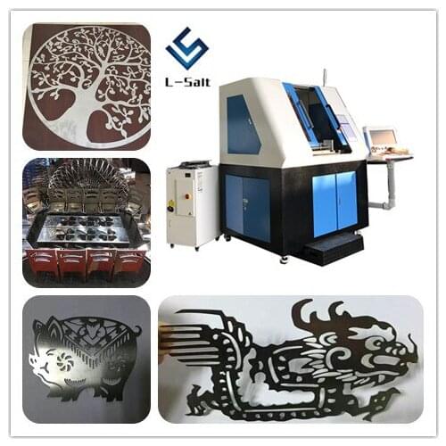 CNC Sheet and Metal 6040 1530 Fiber Cutting Machine 500W , Fiber Laser Machine Control for Metal