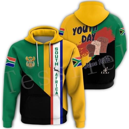 Tessffel NewFashion County Animal South Africa Flag Springbok Harajuku Tracksuit 3DPrint Men/Women Sweatshirts Casual Hoodies A6