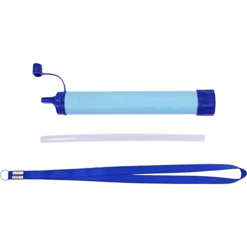 Outdoor Water Filter Portable Purifier Filtration Straw Emergency Survival