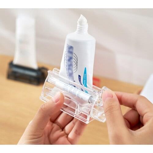 Toothpaste Squeezer Tube Roller Home Plastic Easy Dispenser Rolling Holder Bathroom Supply Tooth Cleaning Accessories