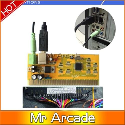 Jamma Harness 2 Players PC USB to Jamma Acade Converter PCB Board arcade game machine/cabinet accessories