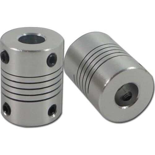 1PCS CNC Motor Jaw Shaft Coupler 3-10mm Flexible Coupling OD 19x25mm 3/4/5/6/6.35/7/8/10mm Laser Engraving Marking Machine Parts