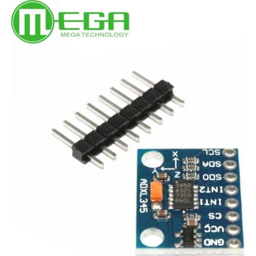 10pcs GY-291 ADXL345 digital three-axis acceleration of gravity tilt module IIC / SPI transmission
