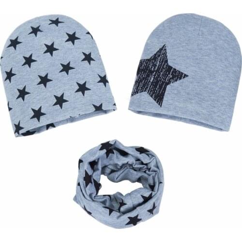 3pcs Baby Winter Hat Scarf Set Cotton Knitted Baby Hats for Boys Kids Hat Caps Beanie Accessories Newborn Photography Props