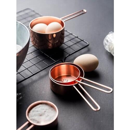 304 Stainless Steel Measuring Spoon 4 Piece Set Scale Baking Measuring Spoon Milk Powder Spoon