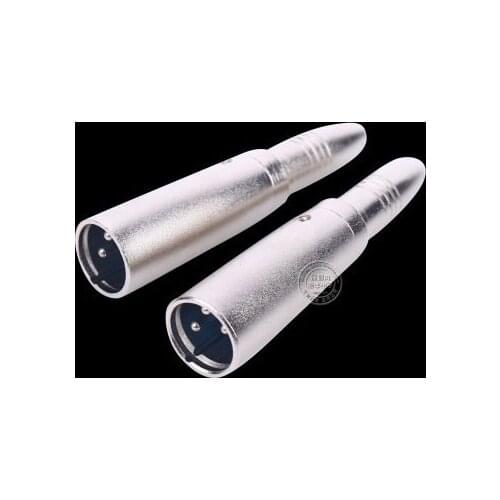 3pin XLR Male to 1/4in 6.35mm Female TRS Audio Cable Mic Cord Adapter zinc alloy connector converter Adapter