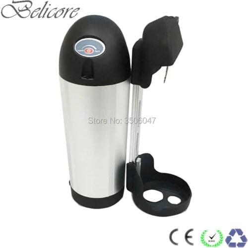 EU US no tax 36 volt electric bicycle battery 36V 10ah 12ah 250W water bottle ebike battery pack with charger