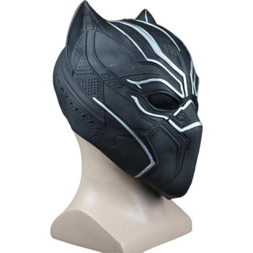 Fast delivery Black Mask Face Mask Cosplay Costume Helmet Halloween Carnival Props