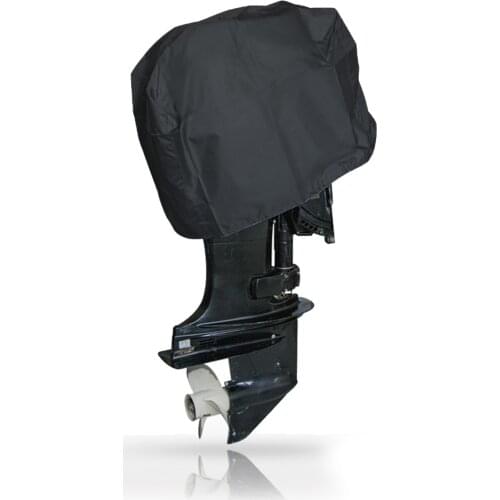300D 115-225HP Boat Full Outboard Engine Cover Protection Waterproof Sunshade Dustproof Boat Motor Engine Hood Covers Black/Gray