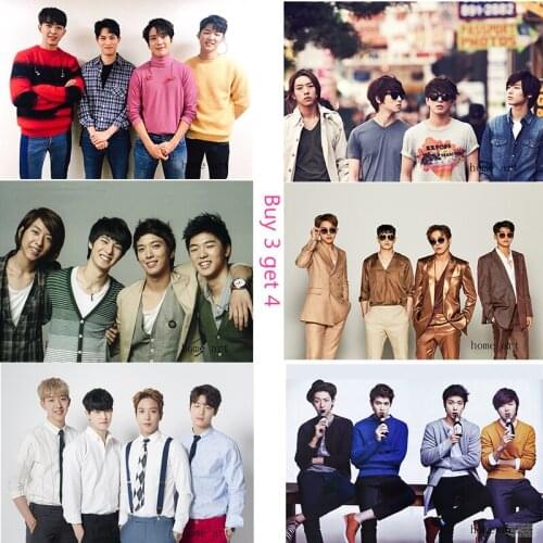 CNBLUE Korean band Posters Wall Stickers Decoration Good Quality Prints White Coated Paper