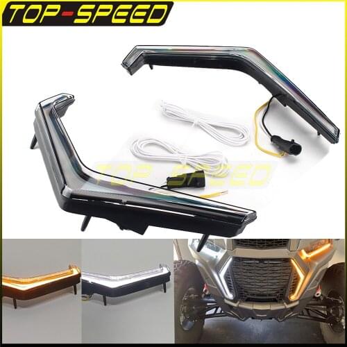 For RZR XP Turn Signal LED Signature Lights For Polaris 2018 RZR XP TURBO S Turbo S Lifted Lime LE S4 Velocity S4 Lifted Lime LE