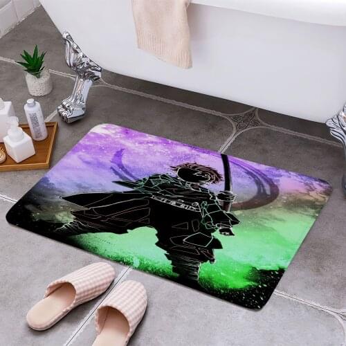 Soul of the Demon Hunter 3D Print Doormats Rectangle Non-Slip DoorMat Bedroom Kitchen Entrance Print Door rugs Dropshipping