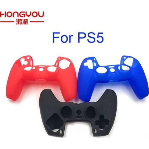 50pcs Soft Silicone Case Protective Cover For PS5 Gamepad Controller Games Accessories For Playstation 5 PS 5 Cases