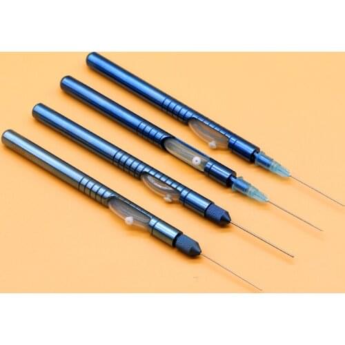 Ophthalmic equipment boutique titanium alloy ophthalmic flute needle straight flush type with silicone tube 20G23G