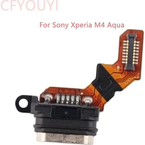 Original USB Dock Connector Charging Port Flex For Sony Xperia M4 Aqua E2303 E2333 E2353 E2312 E2306 E2363