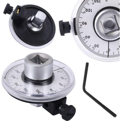 Professional 1/2 Inch Adjustable Drive Torque Angle Gauge Auto Garage Tool Set Car Repair Hand Tools Measure Hand Tool Wrench