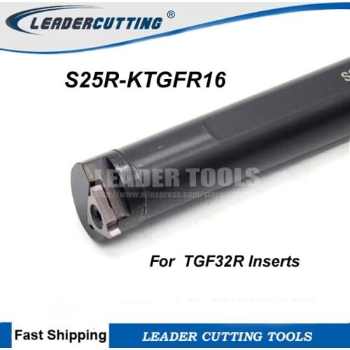 S25S-KTGFR16 S25S-KTGFL16 Turning tools, 25mm Internal Grooving Lathe Tool Holder,Grooving Cutting Tool Holder for TGF32R TGF32L