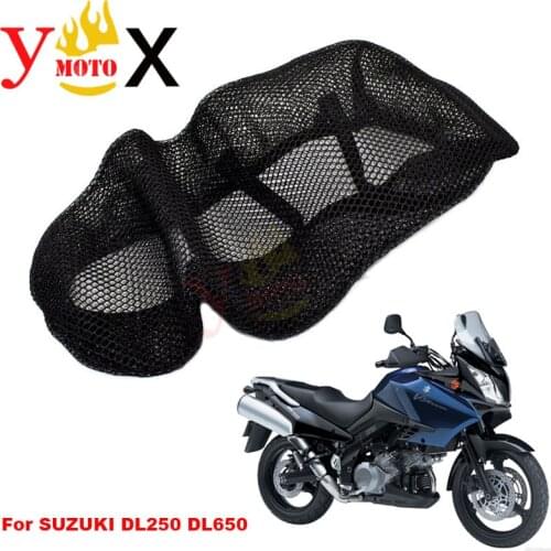 Mesh Seat Cover Cushion Pad Guard Insulation Breathable Sun-proof Net For SUZUKI V-Strom 650 250 VSTROM650 VSTROM250 DL650 DL250