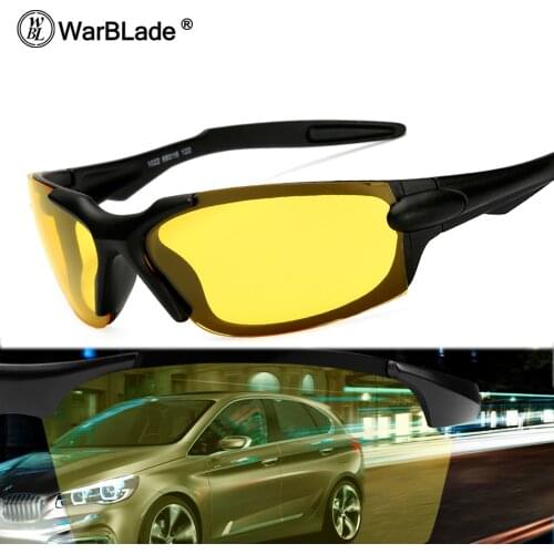 WarBLade Brand Polarized Sunglasses Men Women Night Vision Goggles Driving Glasses Driver Sun Glasses UV400 Gafas De