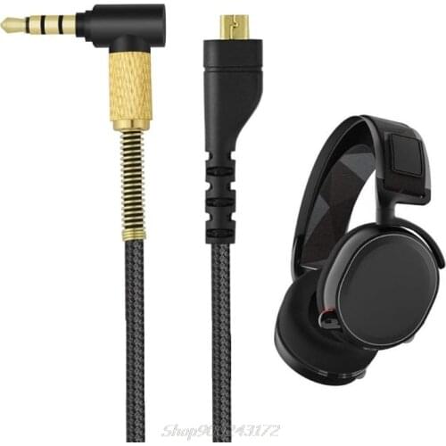 Audio Cable Extension Cord for SteelSeries Arctis 3 5 7 9X Pro Wireless Headset Jy27 20 Dropship