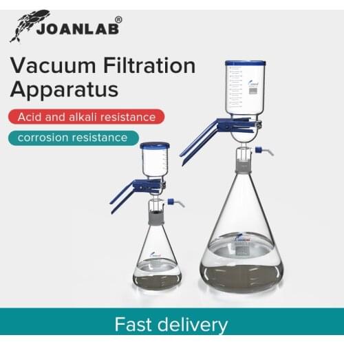 1000ml Vacuum Filter Apparatus Lab Equipment Filter Flask Glass Filter Sand Core Liquid Solvent Membrane Filter With Rubber Tube