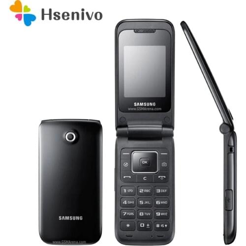 E2530 100% Original Unlocked Samsung E2530 GSM 2G FM Bluetooth FM Radio Mobile Phone Free Shipping