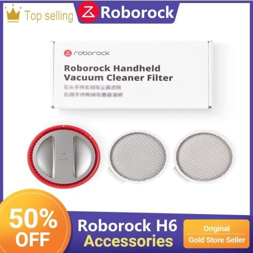 HEPA filter roller brush soft brush, suitable for Roborock Mace H6 handheld vacuum cleaner accessories parts kit 100% original