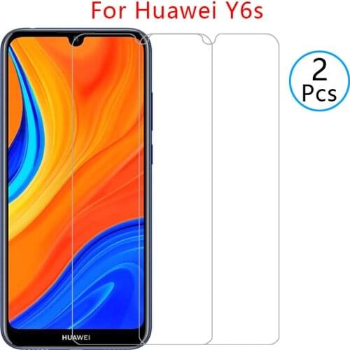 Tempered glass screen protector case for huawei y6s 2019 2020 cover on huaweiy6s y 6s 6 y6 s protective phone coque bag armor 9h