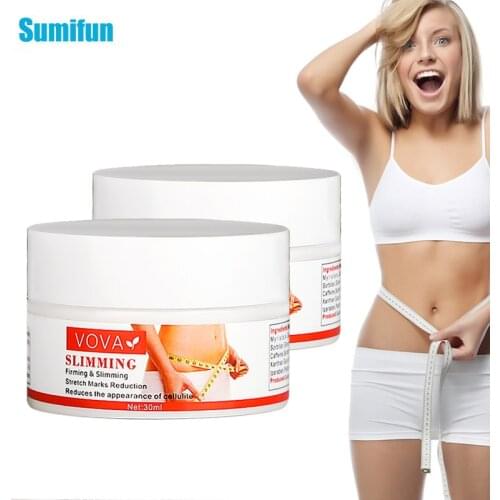 1Pcs 30ml Herbal Slimming Cream Belly Fat Burning Weight Loss Ointment Thighs Arms Cellulite Remove Body Massage Care Plaster