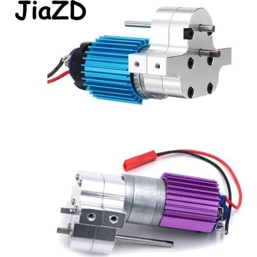 1PC Metal Transfer Gear Box W/ 370 Motor for WPL B-16 B-24 B-36 C24 JJRC Q60 Q61 4WD 6WD RC Car Spare Part DIY Accessories S33