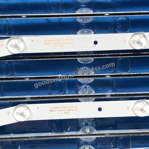 2pcsx 32 inch LED Backlight Strips JL.D32061330-017ZS-M for TV LE-8822A 32QV900 6-LEDs Curved Shape