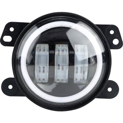 6000K Round LED fog light 4 inches 30W DRL off Road Lamp for Jeep Wrangler