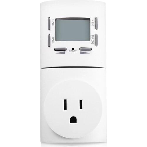 7-day Digital Programmable Smart Wall Socket Plug-in Timer Switch LCD Display Schedule Time Switch