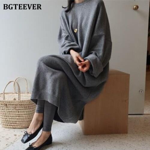 BGTEEVER Fashionable Knitted Dresses