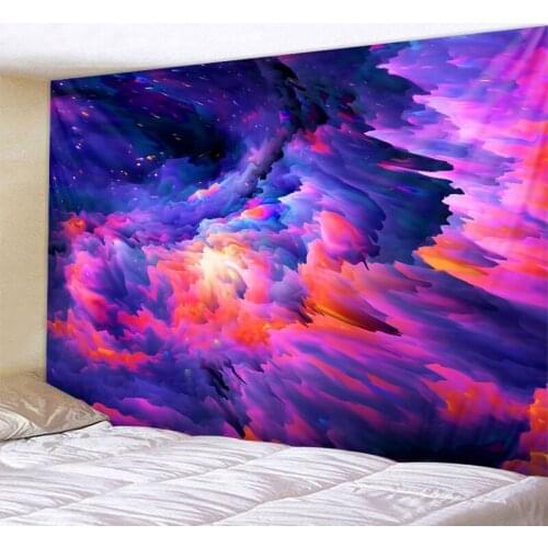 Bohemian colorful mandala tapestry wall hanging beach picnic rug camping tent mat hippie psychedelic home decoration 8 sizes