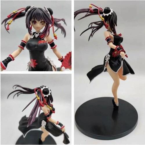 Date A Live Tokisaki Kyouzo Cheongsam Standing Beautiful Girl Model Figure Toy Doll cute Gift