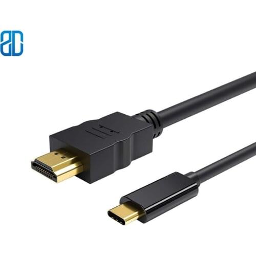 USB C to HDMI, USB Type C to HDMI Cable (DP Alt Mode),4K, for iMac 2017/ MacBook Pro/Chromebook PixelLumia 950/950XL and More