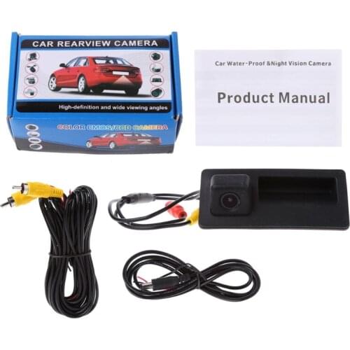 Car Trunk Handle Reverse Rear View Camera For VW Passat Tiguan Jetta Golf Touran