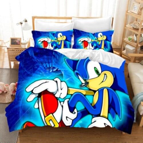 Nordic Boy Bedroom Decoration Cartoon Animation Bedding Set 3D Digital Printing Duvet Cover Pillowcase Twin Full Queen King Size