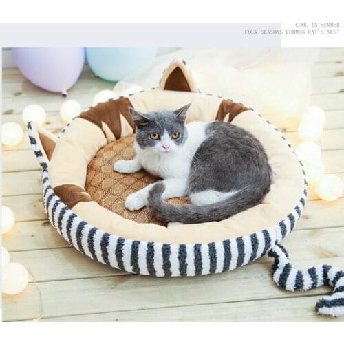 Pet Dog Cat Bed Winter Warm Dog Kennel Blanket Mats for Samll Medium Large Dogs House Sleeping Soft Cotton Cat Supplies